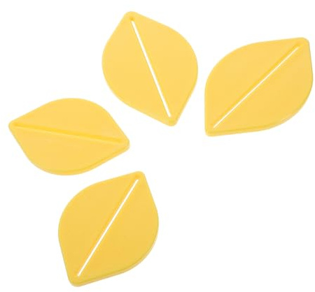 SEWOART 4 Stück Zahnpasta Quetscher aus Abs Gelb für Tuben und Haargel Einfach zu Nutzen für Badezimmer Platzsparend und Praktisch
