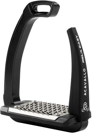 Acavallo Rel-X Steigbügel Easy One Size, Schwarz, 2er Set