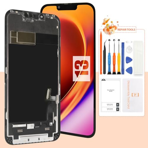 Arbilato For iPhone 13 Screen Replacement - Full LCD In-Cell Display Assembly with Touch Digitizer, with Tools - Compatible with iPhone A2633, A2482, A2631 (6.1 Inch)