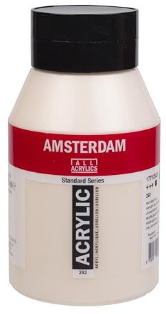 Amsterdam Standard Series Acrylic Paint - Naples Yellow Red Light 292-1000 ml Jar - High Lightfastness - Durable - Satin Finish