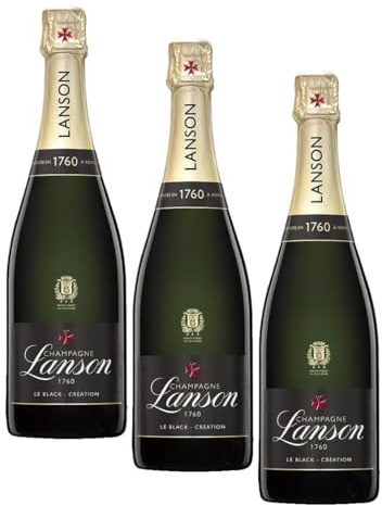 Lanson Le Black Label Brut Champagner (1 x 0.75 l) (Packung mit 3)