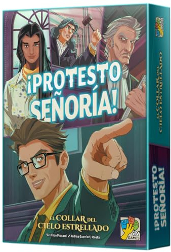 dV Giochi Protesto Mordschaft! Brettspiel, ab 14 Jahren, für 1 bis 6 Spieler, 75 Minuten - 90 Minuten pro Spiel, Spanisch