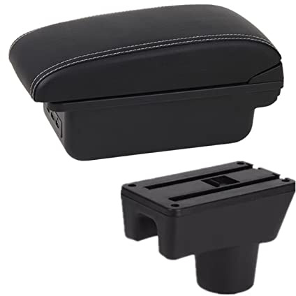Für Mitsubishi Für Mirage Für Space Star Auto-Armlehnenbox Auto-Mittelkonsolen-Aufbewahrungsbox Nachrüstung Mit USB-Autozubehör(B3 3 USB)