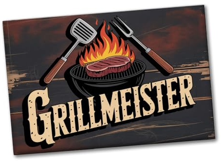 speecheese Souvenir Magnet Grillmeister Lustiger Grillparty | BBQ-Enthusiasten