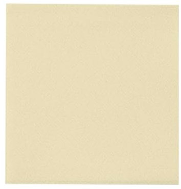 Sovie HORECA Linclass® Airlaid Tischdecke 80x80 cm, Mitteldecke stoffähnlich, praktisches Einmal-Tischtuch, edle Tischdeko, 20 Stück, Creme