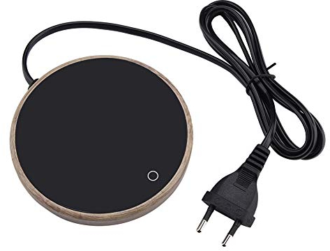 USB Calentador de taza eléctrico Calentador de Taza de Escritorio para Té Café Leche (EU Plug)