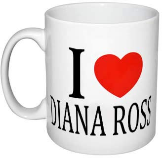 EC C497 I Love Diana Ross Mug, Ceramic