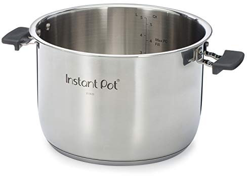 Instant Pot Stainless Steel Inner Cooking Pot with Handles-8 Quart Duo Evo Series