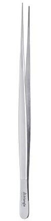 triangle Präzisionspinzette gerade 30 cm - Anrichtepinzette Edelstahl | Feine Spitze, geriffelte Fasse – ideal zum Garnieren und Dekorieren in der Profi- und Gourmetküche