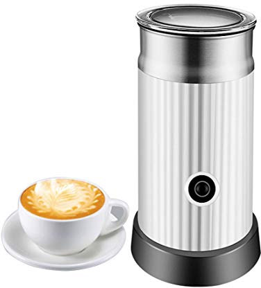 Espumador de Leche, 250ml Vaporera de Ieche Funciones de Ajuste Calentador y Espumado para café, Latte, Cappuccino 500w