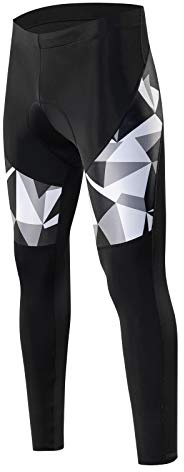 Santic Pantalon de Cyclisme Long rembourré pour Homme avec Rembourrage de l'assise