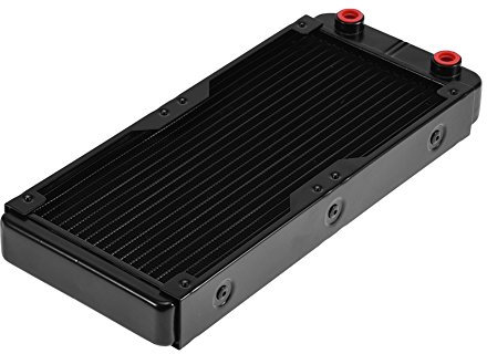 Radiatore di Raffreddamento Ad Acqua da 240 Mm, Dissipatore di Calore in Alluminio da 18 Tubi Raffreddatore di Raffreddamento Ad Acqua con Separatore D'acqua Integrato e Processo di Verniciatura a Pol