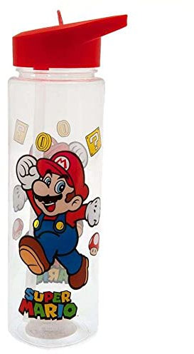 Super Mario (Jump) 25oz/700ml Plastic Drinks Bottle