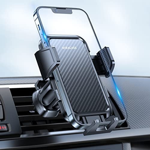 Miracase Support de téléphone Portable antidérapant pour bouches d'aération de Voiture, Support de Voiture Universel pour Smartphone pour iPhone/Samsung/Huawei, etc.