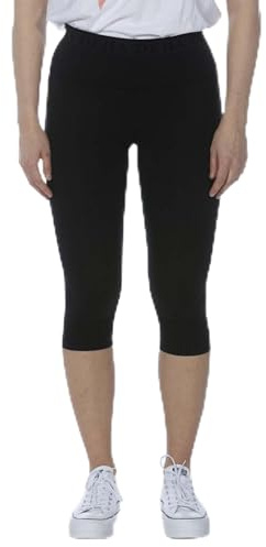 Pinocchietto Damen Baumwolle, Schwarz , XS