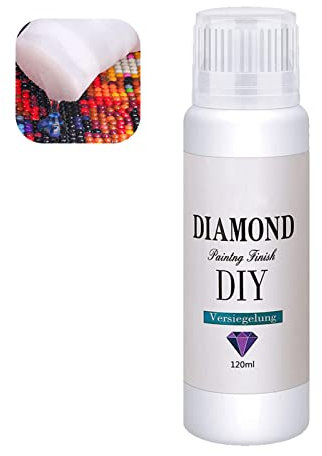 Colle de peinture diamant - Séchage rapide, tenue et brillance permanentes, colle de peinture diamant et colle de puzzle, outils d'art diamant pour broderie diamant et point de croix