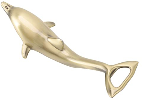 Delphin-Flaschenöffner, Metall-Flaschenöffner, Zinklegierung, einzigartige Tierform, Bierflaschenöffner, Korkenzieher für Weinflaschen