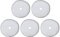 French Press Filtersieb, 5er-Pack Ersatz 304 Edelstahl French Press Ersatzteile Sieb für französische Kaffeemaschinen(1000ml)