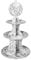 Haooryx 3 Tier Cake Stand for Party Cupcake Tower Cardboard Cake Display Stand Dessert Holder Kids Birthday Christmas New Year Wedding Party Baby Shower Table Decoration Supplies (Disco)