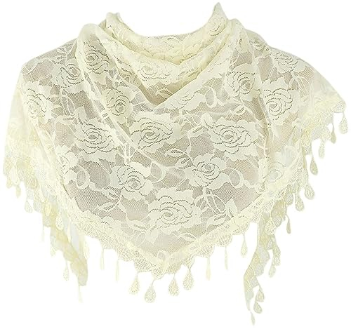 MAIRY Halstuch Damen 1920s Stola Damen Retro Schal Umschlagtücher Hochzeit Braut Schal Schulter Bedeckung für Abendkleid 20er Jahre Stil Gatsby Kostüm Accessoires DE148015