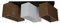alfalux Deckenlampe 3 Flammig Deckenleuchte LED Geeignet Holz Wohnzimmer Schlafzimmer JLS31BRWED WEIß/BRAUN