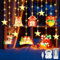 YeahBoom Weihnachtsbeleuchtung Fenster,114 LED Fensterdeko Vorhang, Lichtervorhang,Weihnachtsdeko Lichtervorhang,Fensterbeleuchtung Weihnachten für Innen/Außen