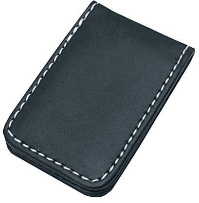 Paowsietiviity Clip magnético para dinero en efectivo, tarjetero, marrón, 60 x 41 x 8 mm, marrón, 60 x 41 x 8 mm, Negro 60 x 41 x 8 mm, as described, como se muestra en la
