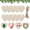 Lifreer 30PCS Wooden Christmas Baubles Christmas Wooden Ornaments Wood Slices Christmas Tree Hanging Decorations for Xmas Decoration DIY Crafts…