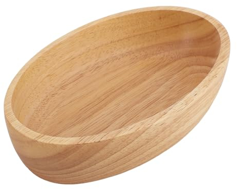 Boat Shaped Bowl, Wooden Decorative Salad Serving Bowl for Home (20cm*4.5cm)