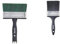 Harris Seriously Good Shed & Fence Woodwork Paint Brush, 5 & Essentials Masonry Paint Brush, 4,Black