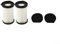 Mejora la seguridad del aire con 2 filtros para aspiradora Cecotec Thunderbrush 520 con mango