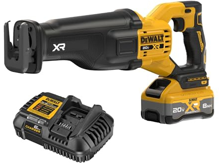 DEWALT 20V MAX XR Cordless Reciprocating Saw Kit XR POWERPACK with Battery and Charger Included (DCS384WW1)