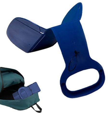 Derwrtup Snowboard, trottinette à neige - Pelle à neige pliable portable - Planche de ski design avec poignée - Pelle à neige robuste - Jouet d'hiver pour les sports de plein air