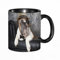 reyawdf Original Tasse mit lustigem Design,Englische Bulldogge im Morden-Stil,330ml, für Kaffee- und Teeliebhaber, als Geschenk für Weihnachten, Geburtstag und mehr