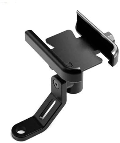 Motorrad Fahrrad Telefon Halter Moto Rückspiegel Lenker Halterung Navi Halterung(Black A)