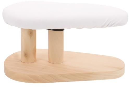 LRXIYODE Planche à repasser pratique en bois avec housse en tissu, design portable et stable, adaptée pour repasser manches et vêtements maison