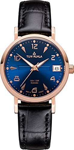 TUW Ruhla Thuringia Vintage 11132-054505 Damen Automatikuhr Klassisch schlicht