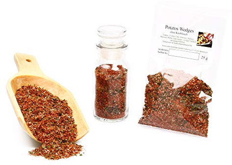 Potatos Wedges Gewürzmischung ohne Knoblauch | Bratkartoffelgewürz, Kartoffelgewürz, BBQ Gewürz, glutenfrei, 25g