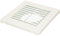 KOTARBAU® Rejilla de Ventilación Ø 100 mm Blanco ABS Rejilla de Extracción de Aire Redonda con Mosquitera Rejilla de Impulsión de Aire Baño Cocina