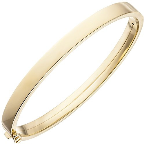 Jobo Damen-Armreif aus 9 Karat 375 Gold oval 18,5 cm
