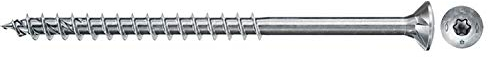 fischer PowerFast II CTP 4,0 x 40, Spanplattenschraube (200 Stk.) mit Teilgewinde, Senkkopfschraube mit Innenstern, Schraube für Holzverarbeitung, reduziert Einschraubwiderstand & Einschraubzeit