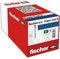 fischer PowerFast II PZF 4,0 x 20, Spanplattenschraube (200 Stk.) mit Vollgewinde, Pan Head mit Kreuzschlitz, Schraube für Holzverarbeitung, reduziert Einschraubwiderstand & Einschraubzeit