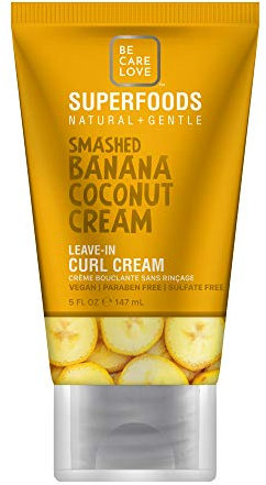 Be Care Love Superfoods Smashed Banana Coconut Leave In Curl Cream - 141,7 g