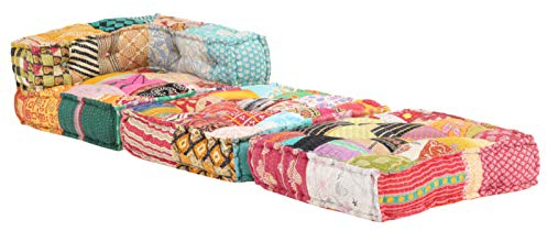 Tidyard Modulares Ecksofa Bettsofa Couch Schlafcouch Loungesofa Polstersessel Patchwork Stoff