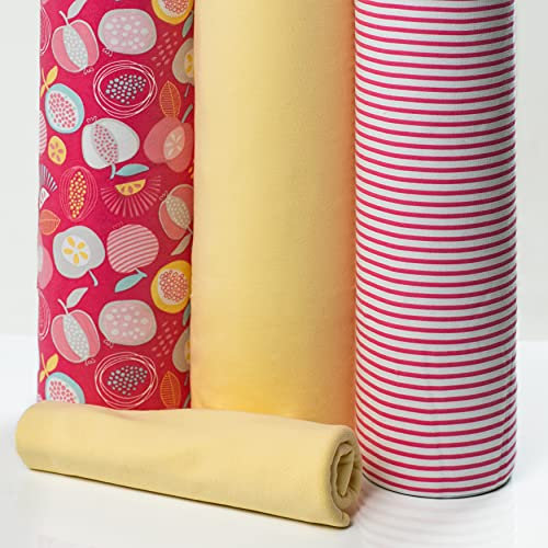 PAWOTEX Jersey stoff meterware Kinder Baumwollstoff meterware Jersey stoff Kinder 100% Baumwolle Jersey stoff kinder mädchen Jersey stoff jungen 150cm x 50cm