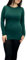 LUXFAB Ladies Long Sleeve T-Shirt Top Womens Size 8-26 Bottle Green