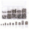 ZZTWER 200pcs incastramento Esagonale in Acciaio Inox Set Vite GRUB Viti ASSORTIMENT Kit M3-M8 Screw
