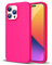 ZUSLAB Real Silicone Case Compatible with Apple iPhone 14 Pro Max Custodia Silicone Nano, Cover Sottile in Gomma Gel Morbida - Rosa Caldo