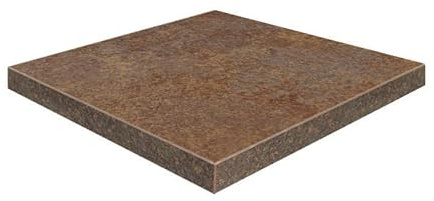 Dekorspanplatte Rost Bronze als Tischplatte, Schreibtischplatte, Arbeitsplatte, Laden- und Möbelbau, 50x50 cm, Stärke: 28 mm