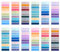 Qufiiry 2400 Stück Haftnotizen, 12 Stile Haftstreifen, Sticky Notes Aesthetic, Mehrfarbig Tabs Index, Klebezettel Klein für Büro Schule Seitenmarkierung Klebemarkierung